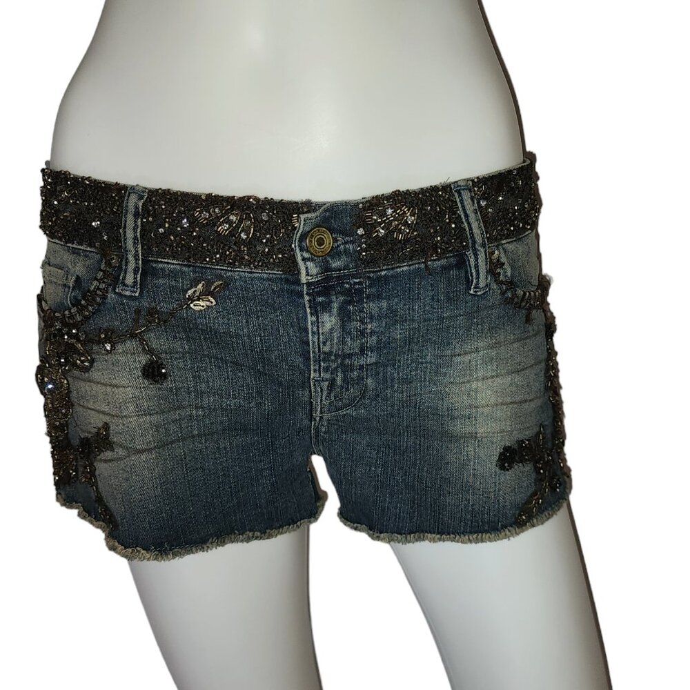ALL SAINTS Spitafields Jacks Place Beaded Shorts
